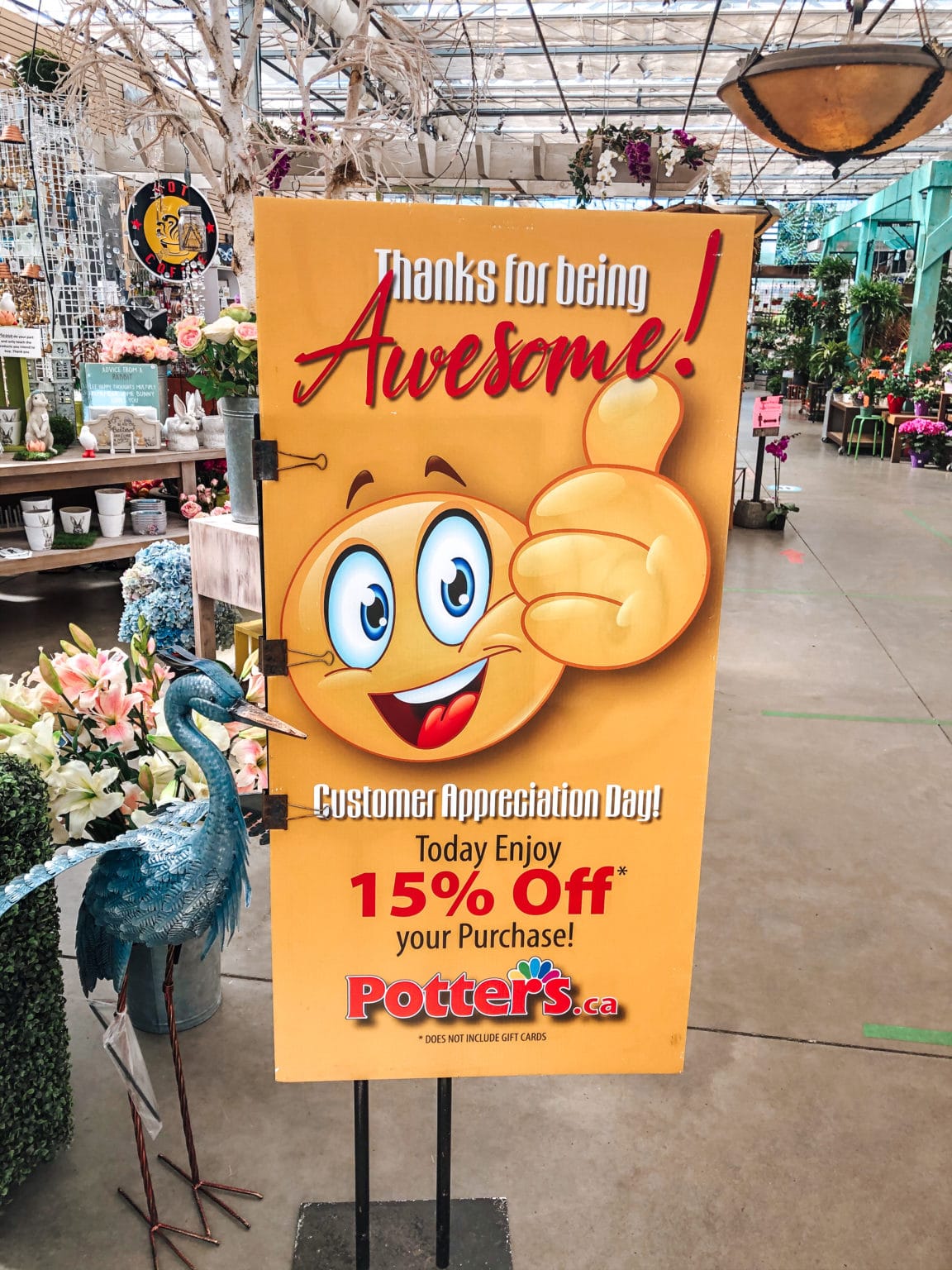 Promotions Potters Nursery & Garden Centre